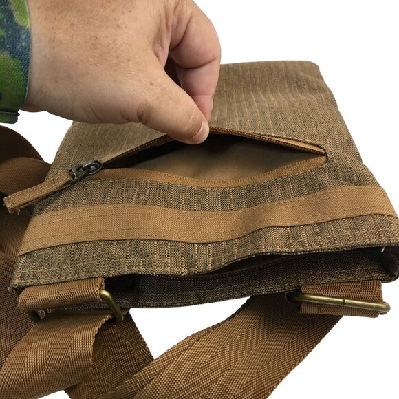 DAKINE JIVE BROWN CROSSBODY HIKING TRAVEL BAG WITH ADJUSTABLE STRAP - Picture 5 of 5